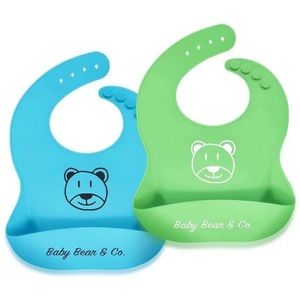 Silicone bib set